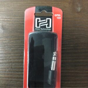 Hosa Adaptor GPM- 103 (3.5mm TRS -1/4 TRS)