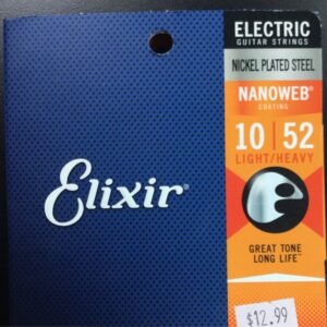Elixir (10/52) Nanoweb Electric Strings (Light-Heavy) Nickel Plated STEEL