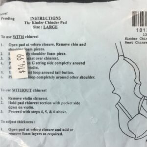Violin Chinder Pad (Size Large)