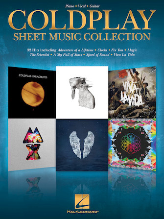 Hal Leonard Coldplay Sheet Music Collection 32 Hits Piano Vocal Guitar