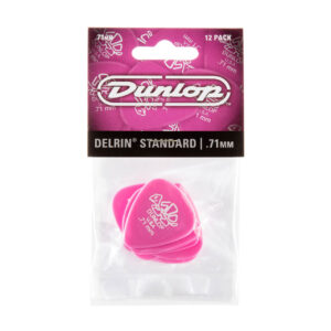 Dunlop Guitar Picks .71mm Derlin PINK pkg # 12