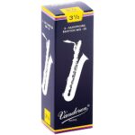Vandoren SR2435 Bari Sax Traditional Reeds Strength 3.5; Box of 5