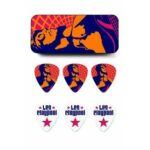Jim Dunlop Pript01M Primus Tin with 6 Medium Gauge Guitar Picks