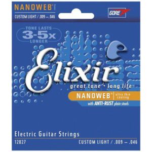 Elixir (09/46) Nanoweb (Custom Light) Electric Guitar Strings