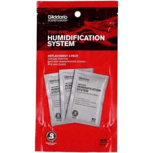 D’Addario Guitar Humidifier Packs - Two-Way Humidification System Conditioning Packets - for Maintaining Proper Guitar Humidification Level