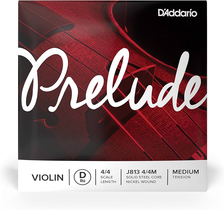 DAddario PRELUDE Violin Strings 4/4 Medium
