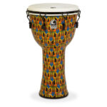 Toca Freestyle 14" Djembe Mech Kente W/BG