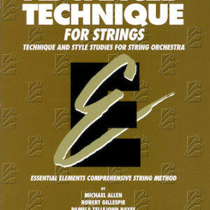 Hal Leonard Advanced Technique for Strings Orchestra Violin