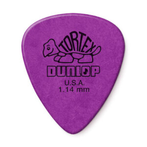 Dunlop Picks Guitar Pkg 12 Purple Tortex (1.14 mm)