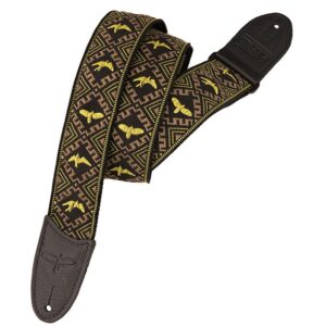 PRS Hootenanny Style 2" Jacquard Guitar Strap Yellow Birds