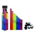 Boomwhackers C Major Diatonic Scale Set with Octavator Caps 8-Pack
