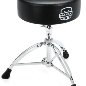 Mapex Round Top Drum Throne - Double-braced Legs