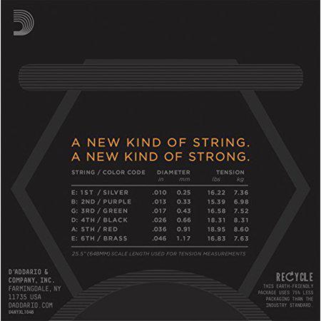 D’Addario Guitar Strings - NYXL Electric Guitar Strings - NYXL1046 - Unrivaled Strength, Tuning Stability, Enhanced Mid-Range - For 6 String Guitars