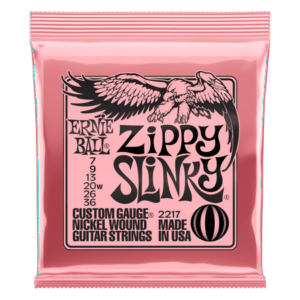 Ernie Ball Zippy Slinky Electric Guitar Strings 2217