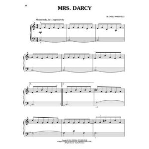 Hal Leonard Pride and Prejudice Music from the Motion Picture Soundtrack Easy Piano