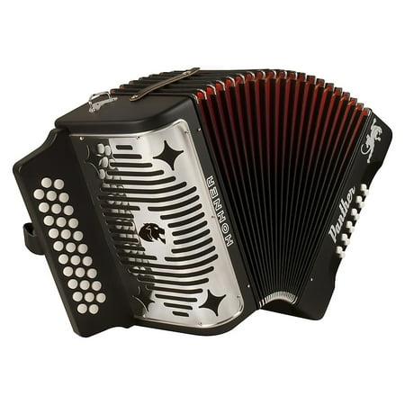 Hohner Panther Diatonic Accordion - Keys of G/C/F - Black