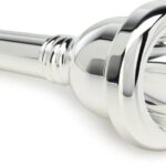 Bach 350 Classic Series Silver-plated Small Shank Trombone Mouthpiece - 6-1/2AL