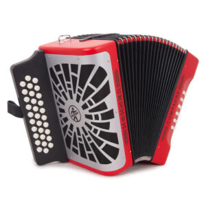 Hohner Compadre COGR-N GCF Accordion - Red w/Silver