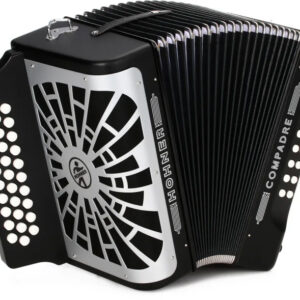 Hohner Compadre FBbEb Accordion Black with Gig Bag