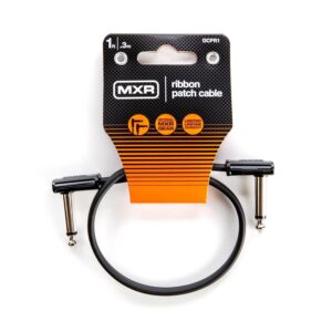 Jim Dunlop MXR Ribbon Patch Cable 1 ft|0.3 M, 1/4-Inch Right Angle