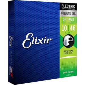 Elixir Strings 10/46 Electric Guitar Strings with Optiweb Coating