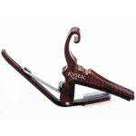 Kyser Quick-Change Guitar Capo for 6-String Acoustic Guitars, Rosewood