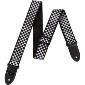 B&W Check Guitar Strap Dunlop
