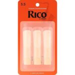 D Addario Rico Tenor Saxophone Reeds (3 Pack) (3.5)