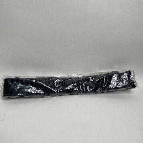 Dunlop D3809BK Solid Black Guitar Strap