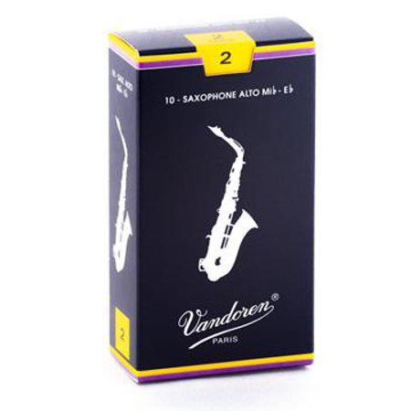 Vandoren Alto Sax Traditional Reeds Strength #3.5; Box of 10