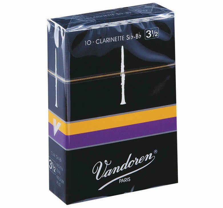 Vandoren BB Clarinet Traditional Reeds Strength #3.5