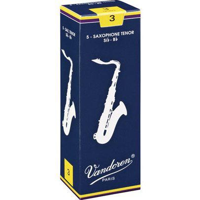 Vandoren Tenor Sax Traditional Reeds Strength #3; Box of 5