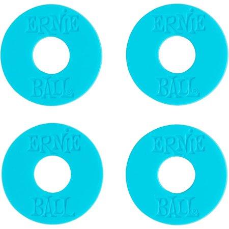 Ernie Ball Rubber Guitar Strap Locks Blocks for Electric Guitar Bass Blue